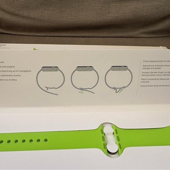 NWT Original Apple Watch Series 9 8 7 SE 38MM 40mm 41MM in Green Sport Band - Picture 6 of 10